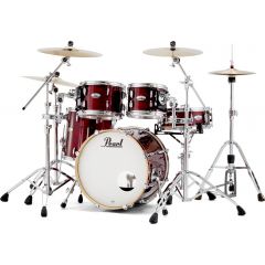 Pearl Professional Maple Fusion 4 fût Velvet Crimson - Vue 1